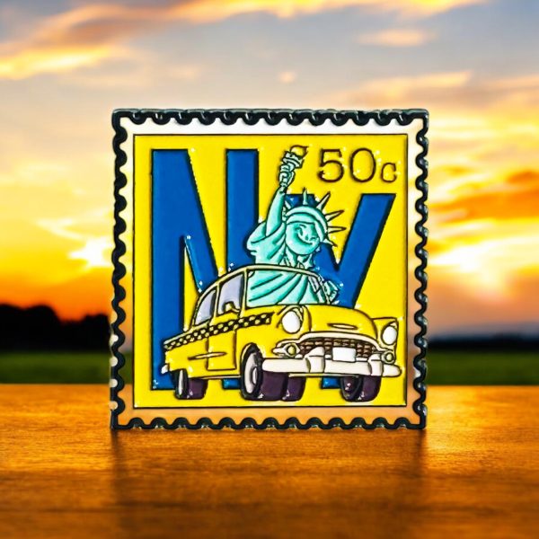 Lady Liberty in Yellow Taxi - Image 8