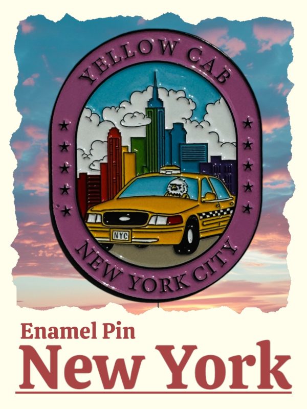 Yellow Cab Pin - Image 4